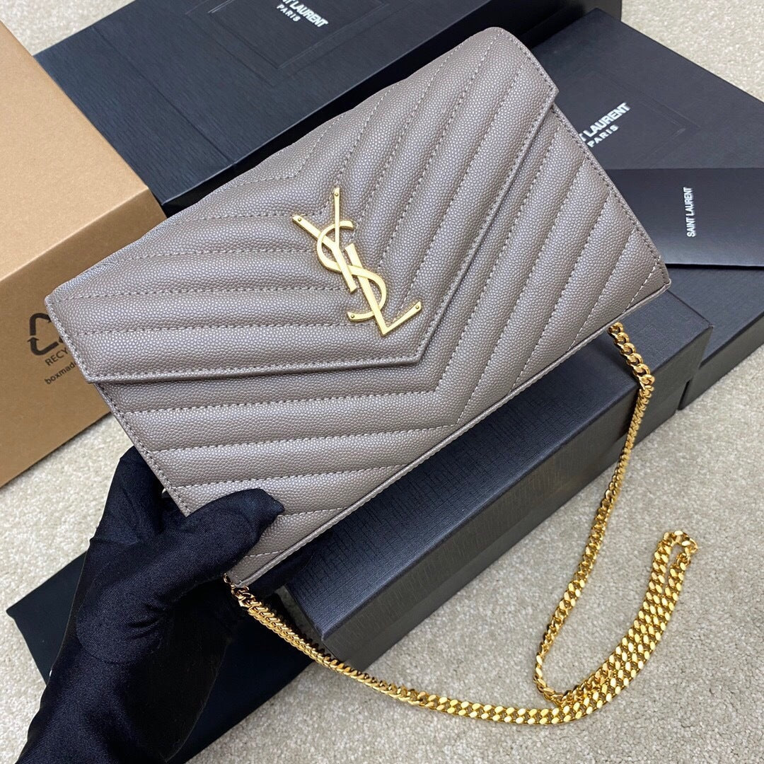 Saint Laurent Should Bag gray