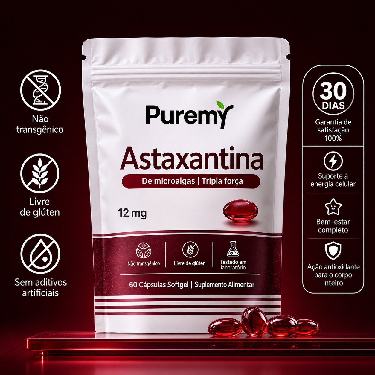 ASTAXANTINA - O antioxidante mais poderoso da natureza