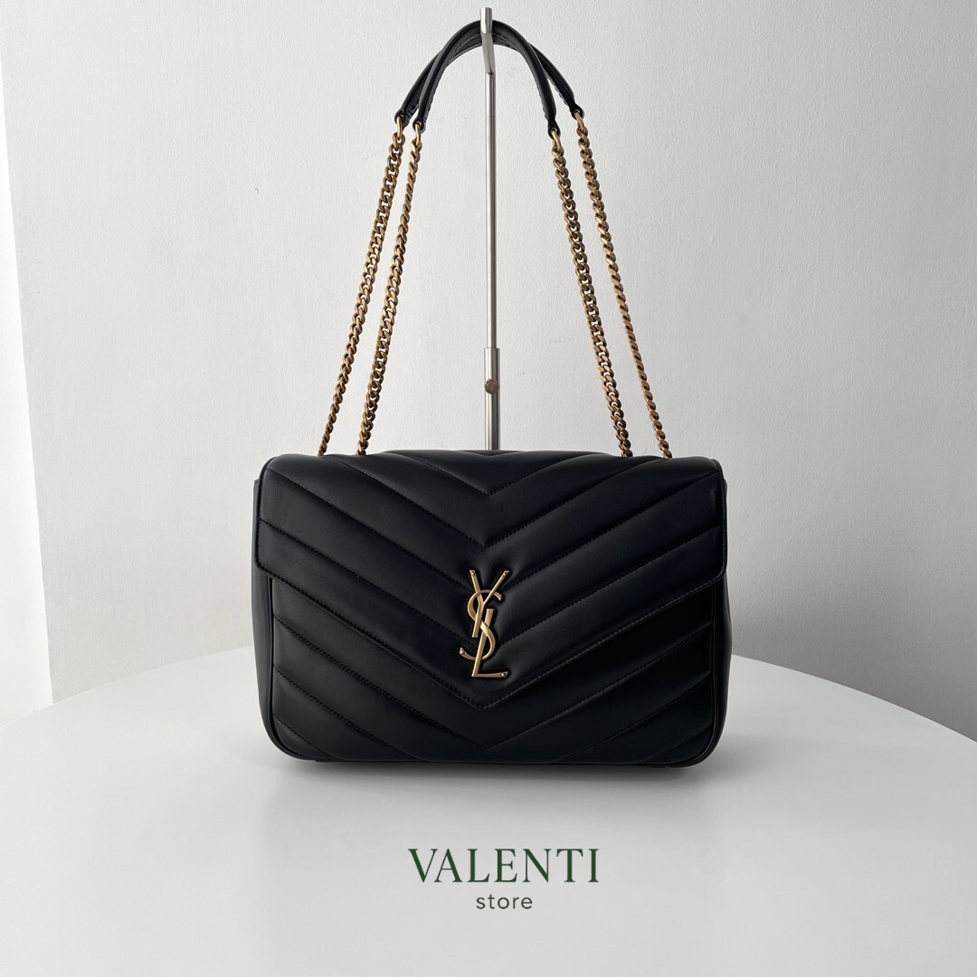 Bolsa LOULOU Yves Saint Laurent Preta