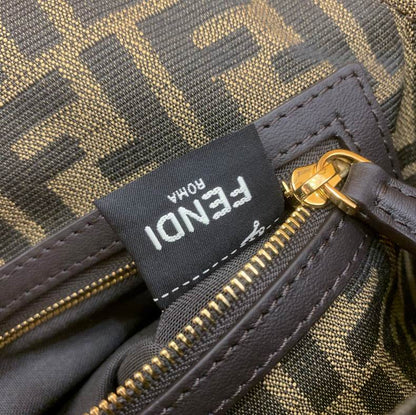 Bolsa Fendi FF Baguette Jacquard