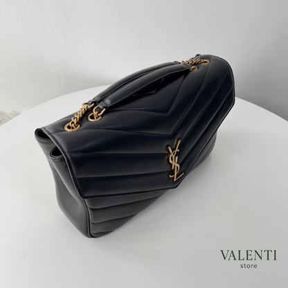 Bolsa LOULOU Yves Saint Laurent Preta