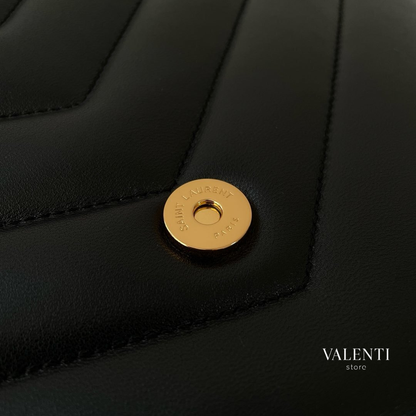 Bolsa LOULOU Yves Saint Laurent Preta