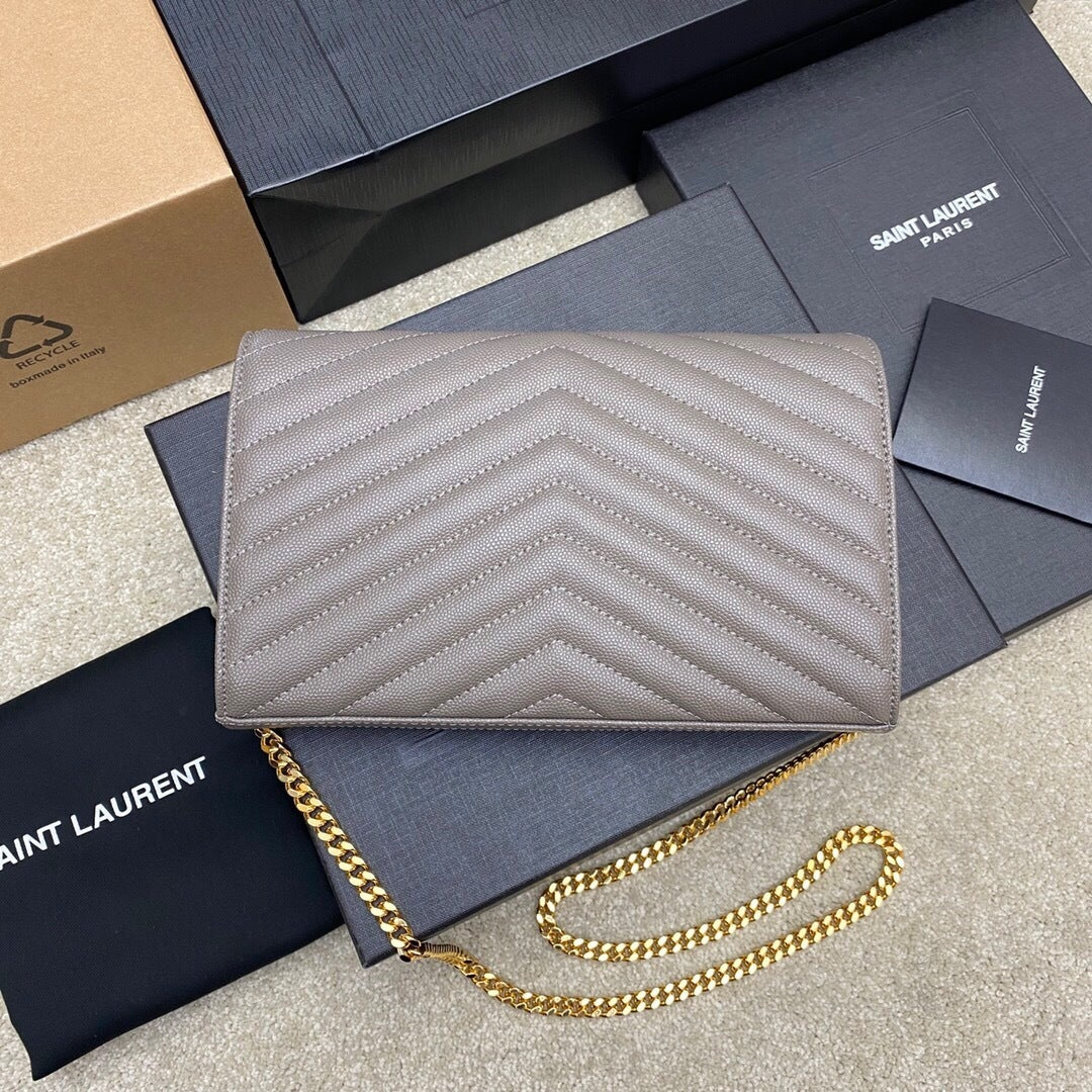 Saint Laurent Should Bag gray