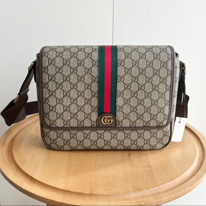 Gucci Ophidia Medium Messenger Bag Beige