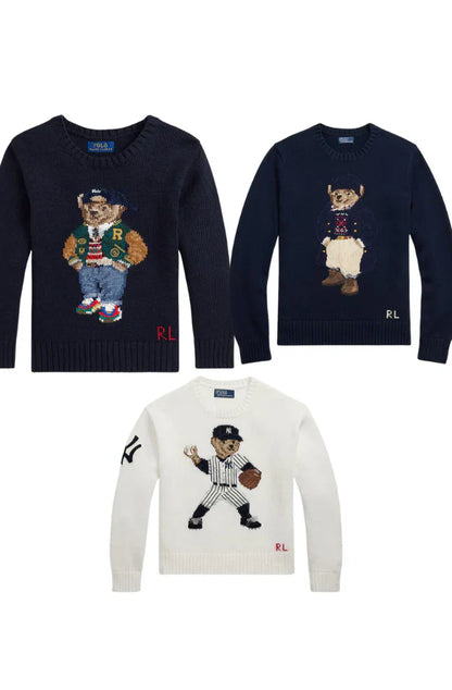 Kit Suéter Ralph Lauren Polo Bear | 3 Modelos por R$1997,50