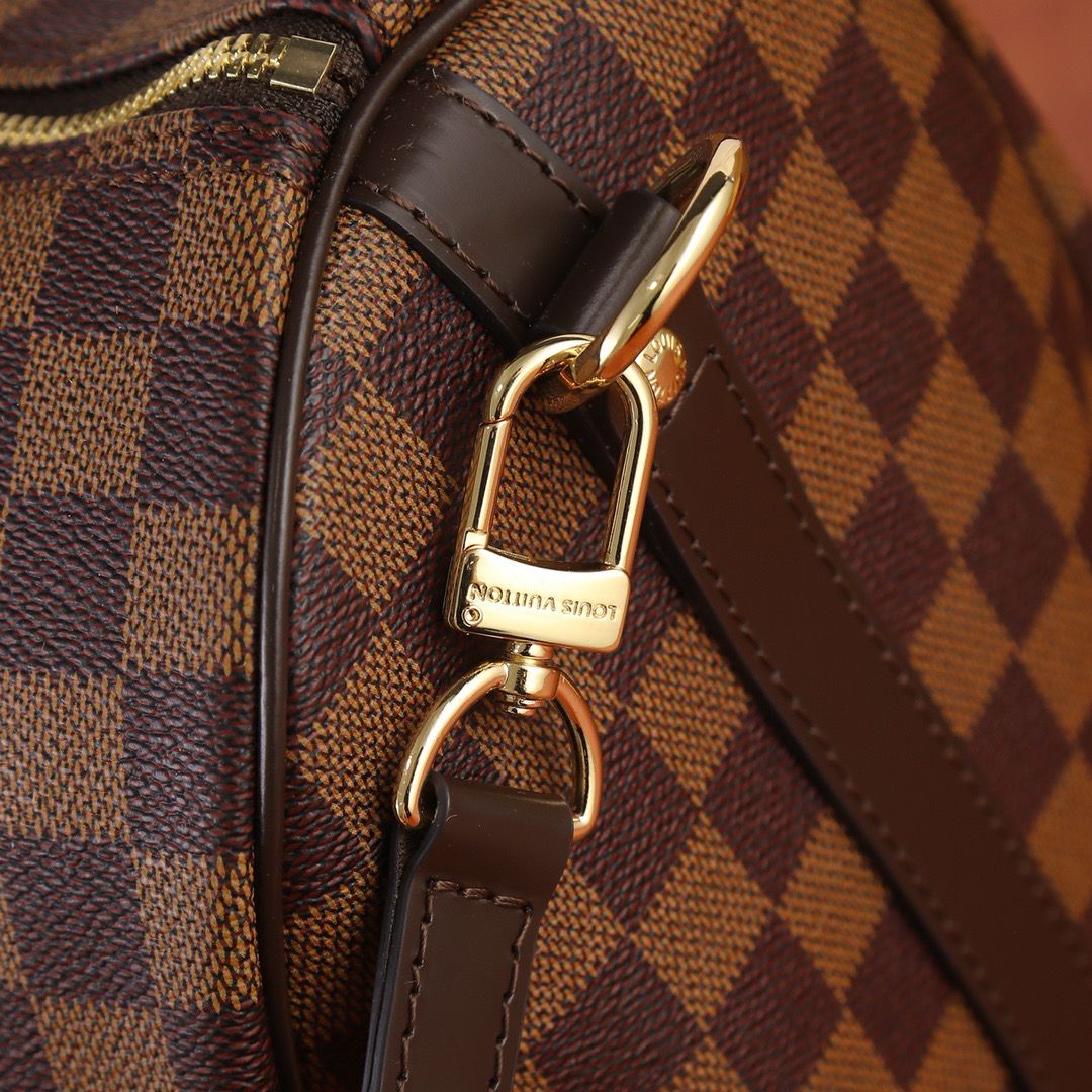 Lv Speedy Bandoulière Damier Ébène.